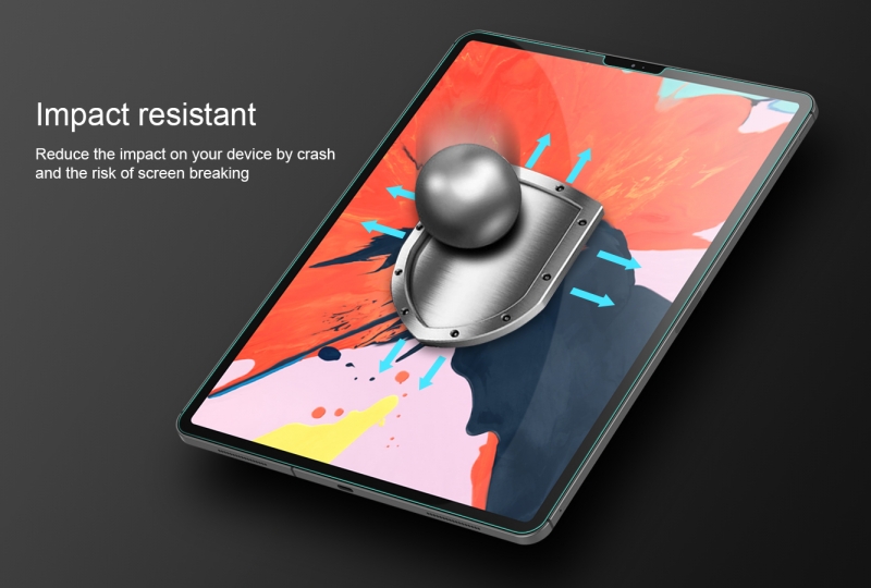 Miếng Kính Cường Lực iPad Pro 12.9 2020 Hiệu Nillkin 9H+ được phủ một lớp chống chói vẫn cho ta hình ảnh với độ nét cao so với hình ảnh hiển thị gốc, có khả năng chống trầy chống va đập tốt.